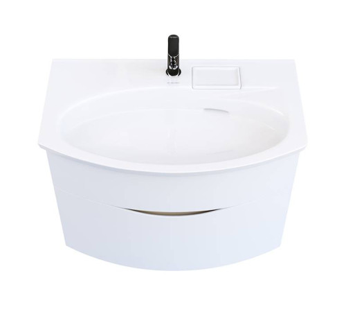 Тумба подвесная с раковиной Kerama Marazzi Riva 80 см белый матовый RV.wb.80/RV.80\WHT.M