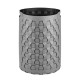 Корзина для белья ADJ Dubai круглая D40xH57 см серый/черный 2057.03/01