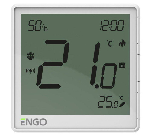 Термостат ENGO Controls One комнатный встраиваемый WiFi/Zigbee белый EONE-230W