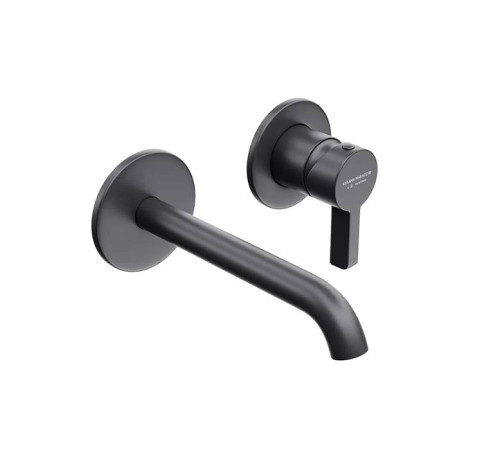 Смеситель для раковины встраиваемый Kerama Marazzi Linea излив 17 см черный матовый 71028EKM.01.093