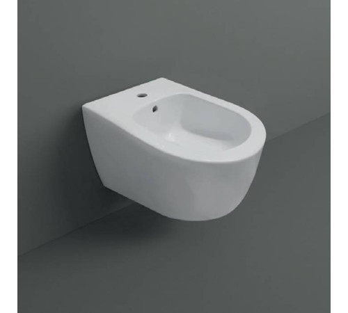 Биде подвесное Simas Trevi 56.5х37.5 см 1 отверстие белый матовый TRV19 bi matt