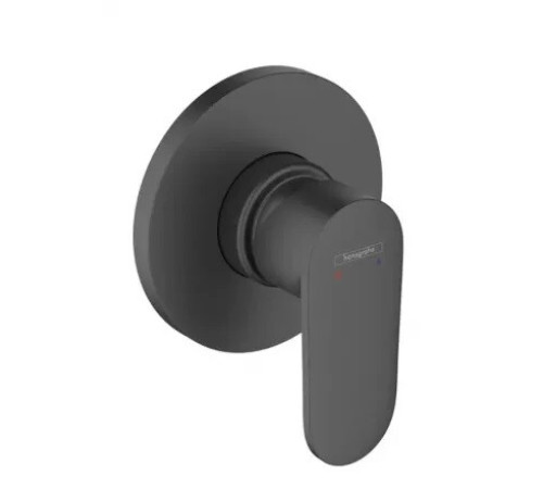 Смеситель для душа Hansgrohe Vernis Blend однорычажный скрытый монтаж матовый черный 71649670