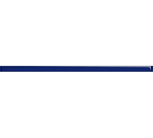 Бордюр стеклянный Cersanit Universal Glass синий 30x750 мм UG1U032