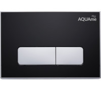 Панель смыва AQUAme акриловая черный AQM4104B