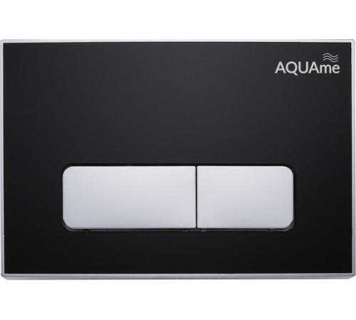 Панель смыва AQUAme акриловая черный AQM4104B