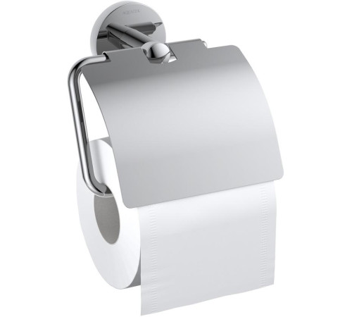Бумагодержатель с крышкой Aquanet Оберон хром AQ4209CR