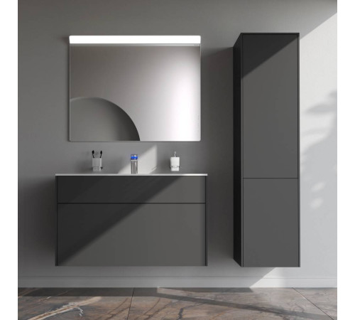 Тумба под раковину подвесная AM.PM Inspire V2.0 100 см 3 ящика графит матовый M50AFHX1003GM