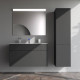 Тумба под раковину подвесная AM.PM Inspire V2.0 100 см 3 ящика графит матовый M50AFHX1003GM