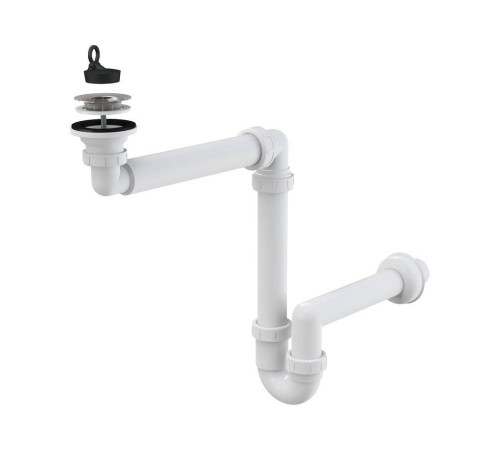 Сифон для умывальника Alcaplast A413 плоский экономящий пространство 40 мм A413