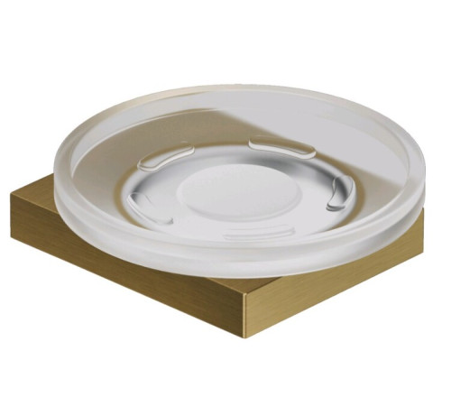 Мыльница Kludi VELA C 110x112x30 мм золото брашированное 31985N0