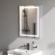 Зеркало с LED-подсветкой AM.PM Gem 55 см M91AMOX0551WG