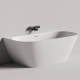 Ванна пристенная Salini Sofia Wall 160 160х80х59 см S-Stone белый матовый 102527M