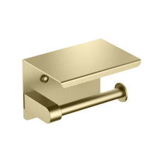Бумагодержатель с полкой Aquanet Europa AQ4939BG шлифованное золото AQ4939BG