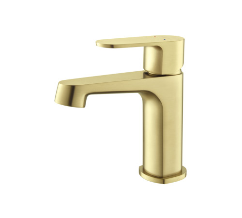 Смеситель для раковины Aquanet Oberon 98 мм шлифованное золото AQ1210BG