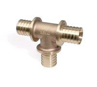 Тройник равнопроходной REHAU RAUTITAN RX 32-32-32 бронза 14570343001