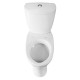 Унитаз-компакт Sanita Версия белый сиденье полипропилен косой выпуск 1.P401.5.S00.00B.F