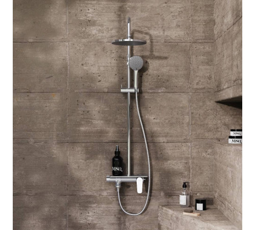 Душевая система со смесителем-полкой для ванны и душа AM.PM Jupiter 977730000