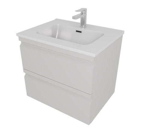 Комплект мебели для ванной AQUATON ВЕГА 60 с раковиной AQ0460-00 серый туман AQ77060-LG