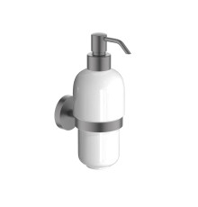 Дозатор для жидкого мыла Aquatek БЕТТА оружейная сталь AQ4605BGM