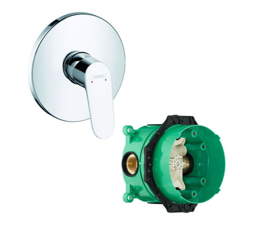 Смеситель для душа Hansgrohe Focus комплект (31965000 + 01800180) 31965000S