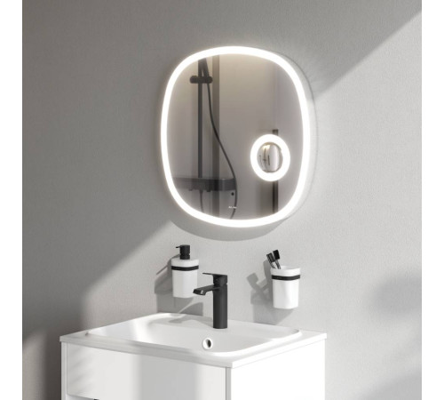 Зеркало AM.PM Func 55 см с LED-подсветкой ИК-сенсором и косметическим зеркалом M8FMOX0553SA