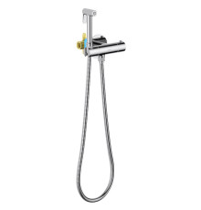 Комплект для гигиенического душа термостатический встроенный Aquanet Oberon смеситель, лейка, шланг, хром AQ1027CR