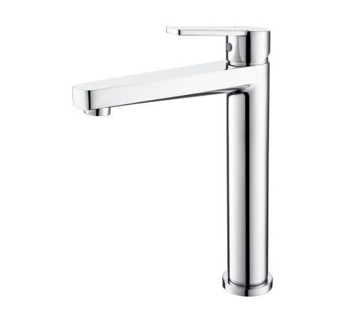 Смеситель для раковины Aquanet ЛУГАНО высокий 217 мм без донного клапана AQ1704CR