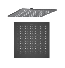 Верхний душ Aquanet AQ2078MB квадратный 300х300х7 мм матовый черный AQ2078MB