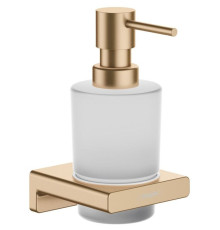 Диспенсер для жидкого мыла Hansgrohe AddStoris шлифованная бронза 41745140