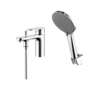 Смеситель на борт ванны Aquanet Ника на 1 отверстие хром AQ1844CR