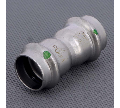 Муфта пресс Viega Sanpress Inox 22 мм нержавеющая сталь 436179