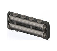 Гребенка в изоляции ELSEN DN100 2 контура фланцевые отводы DN40 PN10 EWG100.402