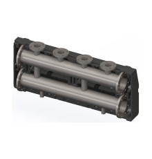 Гребенка в изоляции ELSEN DN100 2 контура фланцевые отводы DN40 PN10 EWG100.402