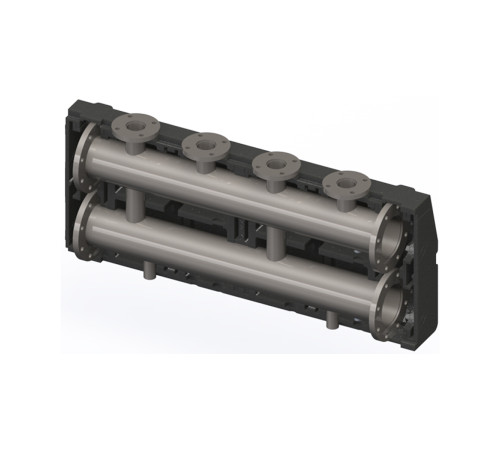 Гребенка в изоляции ELSEN DN100 2 контура фланцевые отводы DN40 PN10 EWG100.402