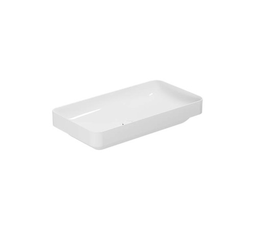 Раковина накладная Azzurra Elegance Soft 75x40x14 см без отв. ELLG075400S0BI