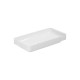 Раковина накладная Azzurra Elegance Soft 75x40x14 см без отв. ELLG075400S0BI