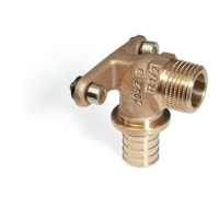 Угольник настенный REHAU RAUTITAN RX+ 20-R 3/4 НР бронза 13661091008