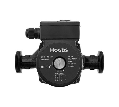 Насос циркуляционный Hoobs CT 25-40S 180 мм 65 Вт с гайками 08101H