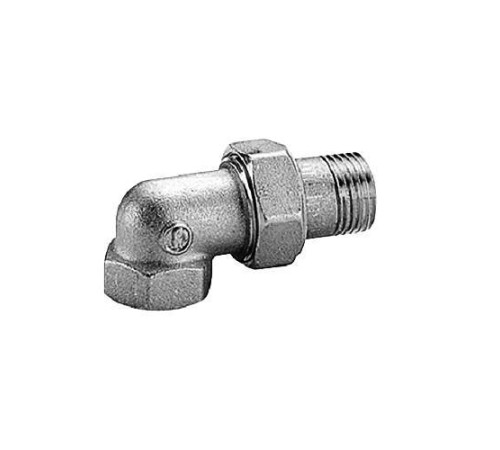 Сгон угловой Giacomini R19 3/4 НВ латунь хромированный R19X004