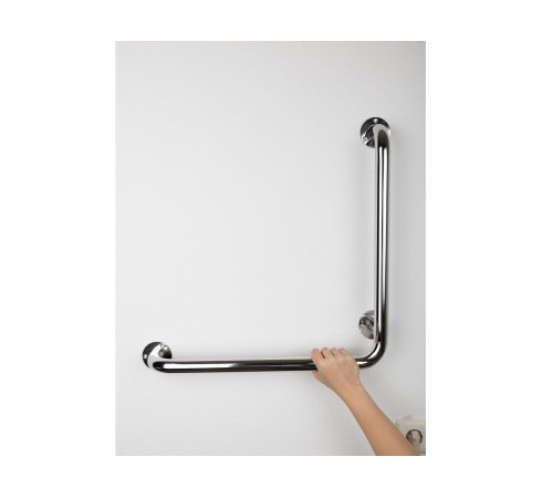 Поручень настенный Г-образный Титан 600х600 мм левый POR-0000008