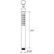 Душевая лейка RAVAK Chrome 957.00 1 функция X07P007
