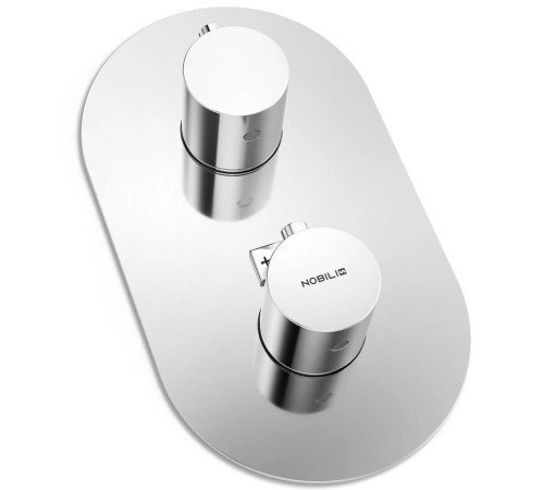 Смеситель для ванны термостатический Paffoni Live внешняя часть хром WE00102/TCR