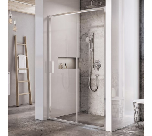 Душевая дверь RAVAK Blix Slim BLSDP2-120 блестящая Transparent X0PMG0C00Z1