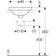 Раковина встраиваемая Geberit VariForm круглая D 40 см без перелива 500.702.01.2