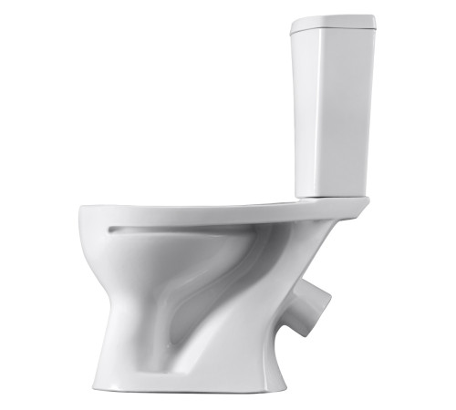 Унитаз-компакт Sanita Ультра белый сиденье полипропилен косой выпуск 1.P401.3.S00.00B.F