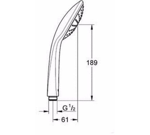 Ручной душ GROHE Euphoria 110 I 1 режим хром 27265000