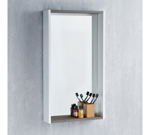 Зеркальный шкаф Aquaton Бэлла Белый/Джара 1A221702BBAZ0