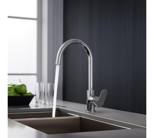 Смеситель для кухни Aquanet Oberon хром AQ1282CR