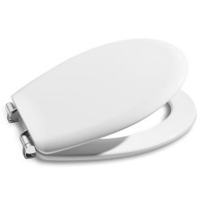 Сиденье для унитаза Roca Victoria с крышкой петли хром ZRU8013900