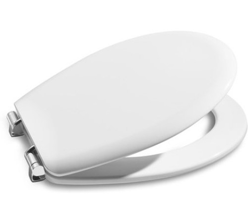 Сиденье для унитаза Roca Victoria с крышкой петли хром ZRU8013900